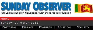 Read Sunday Observer Newspaper